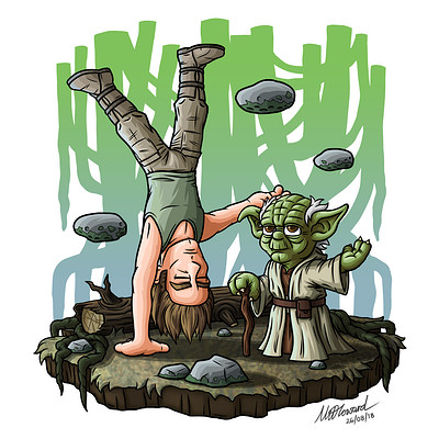 master yoda luke skywalker