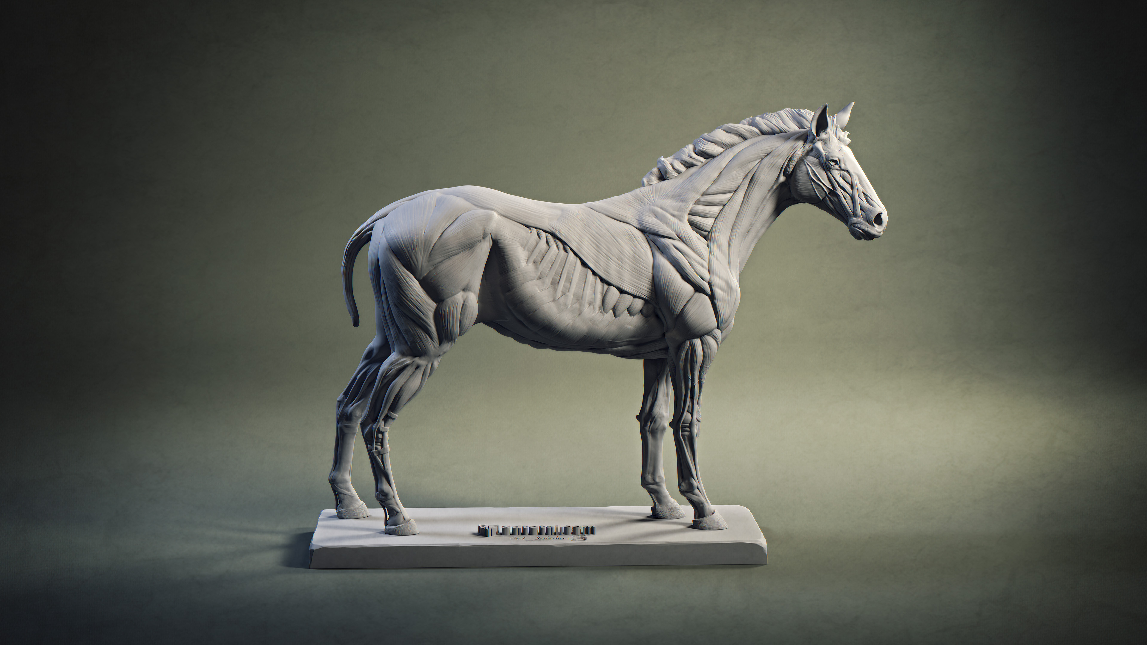 Quarter horse - Render I did for the Postcard. Made with Maya and Arnold.
