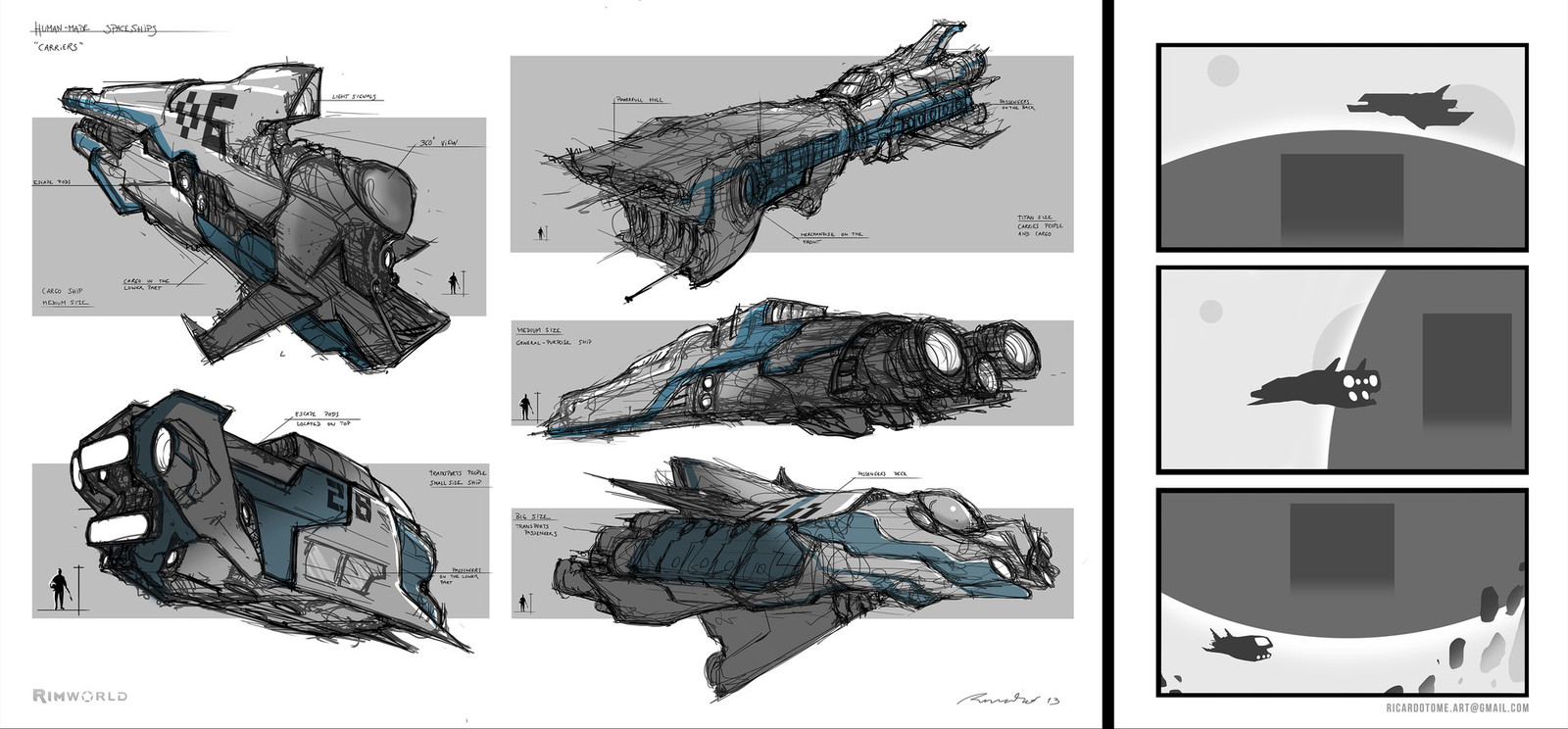 Rimworld - Spaceship Designs Pt.1
