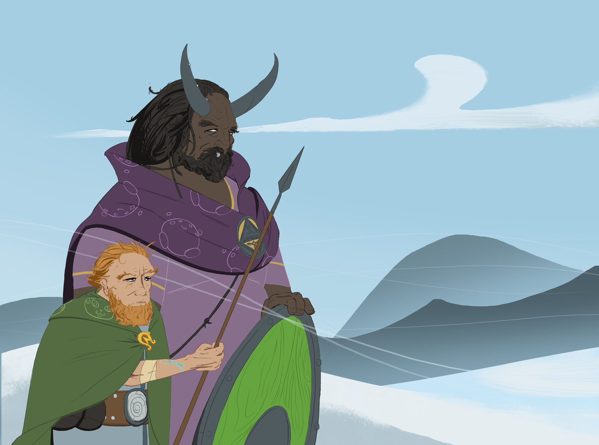 Artstation Super Best Friend Banner Saga Fantart Sbfbaf