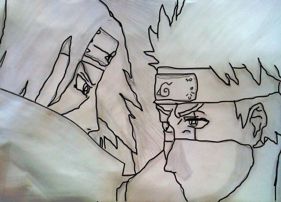 ArtStation itachi vs kakashi