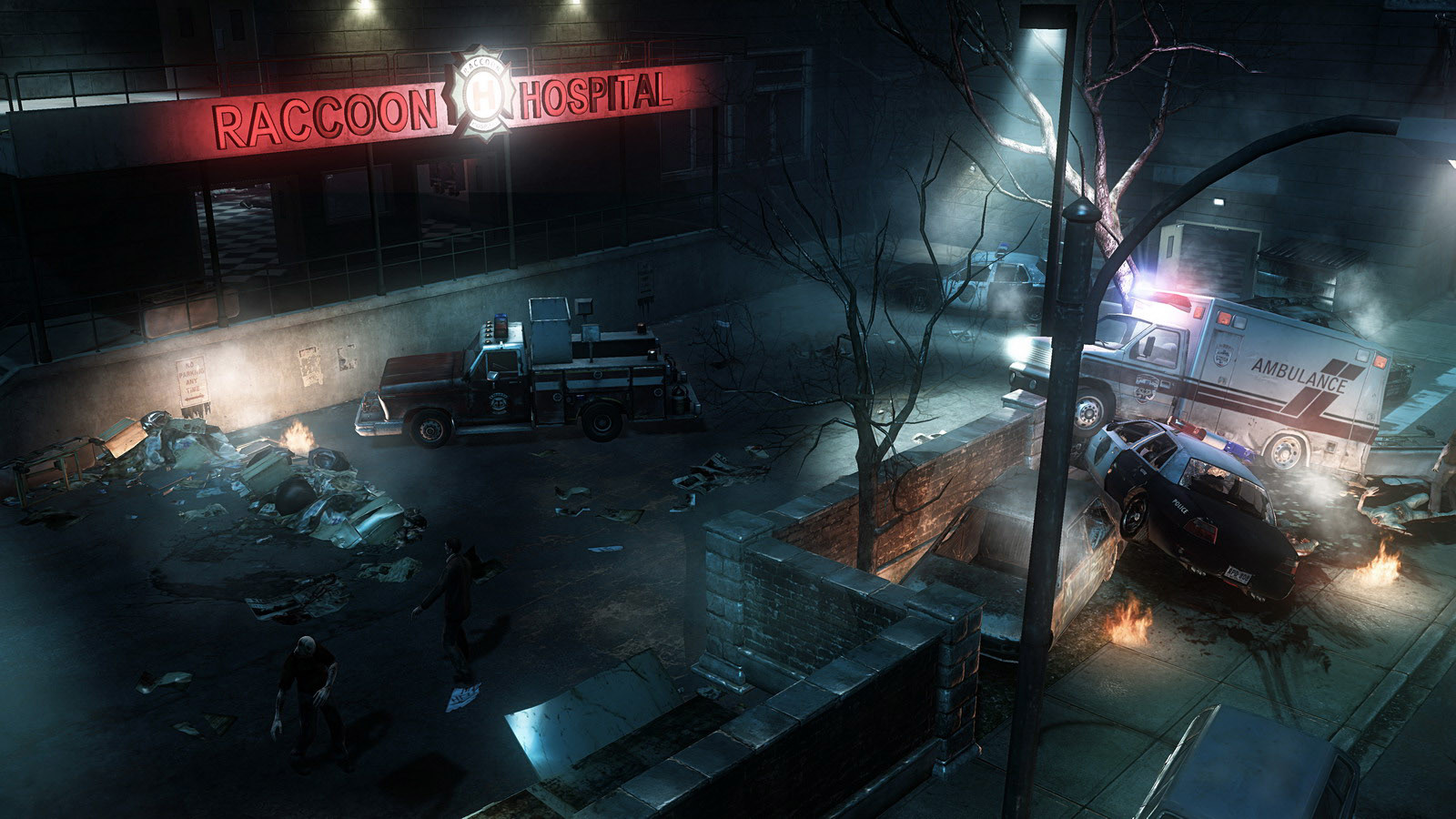 Raccoon City Hospital (in-game screenshot)