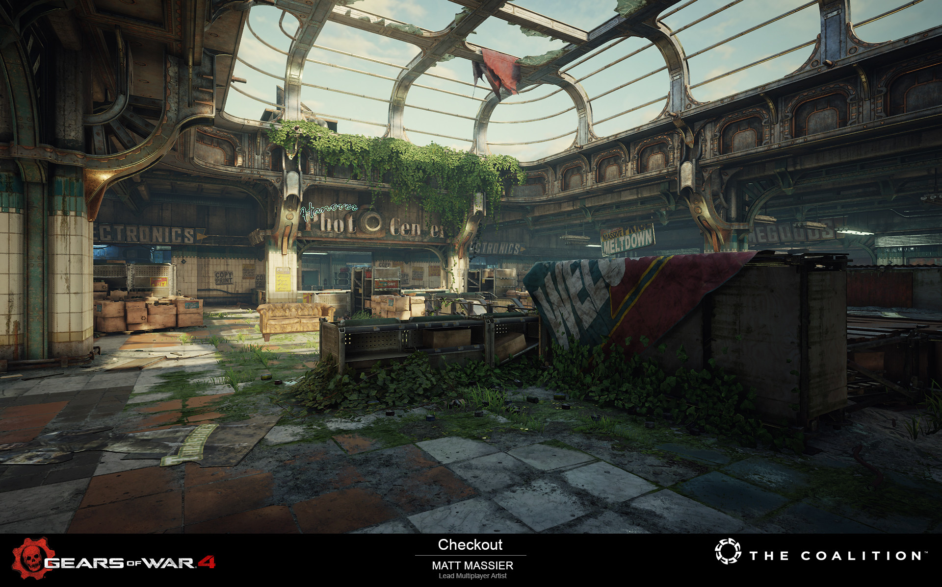 ArtStation - Gears of War 4 - Multiplayer Map: Checkout (DLC)