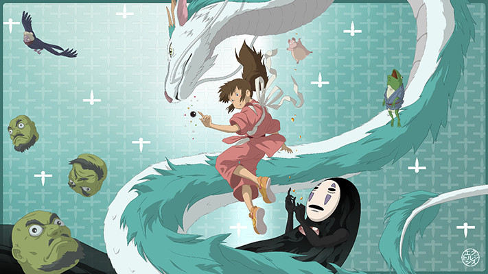 Hector Jenz Spirited Away Fan Art Sen to Chihiro no kamikakushi