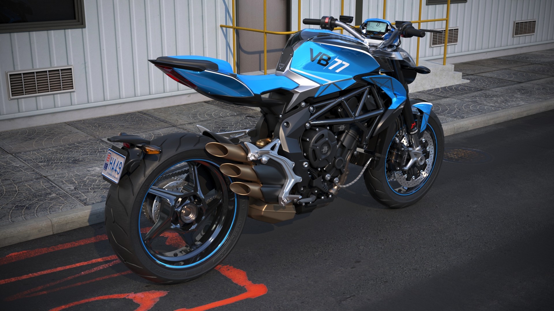 Russ Schwenkler Valtteri Botas Mv Agusta Brutale