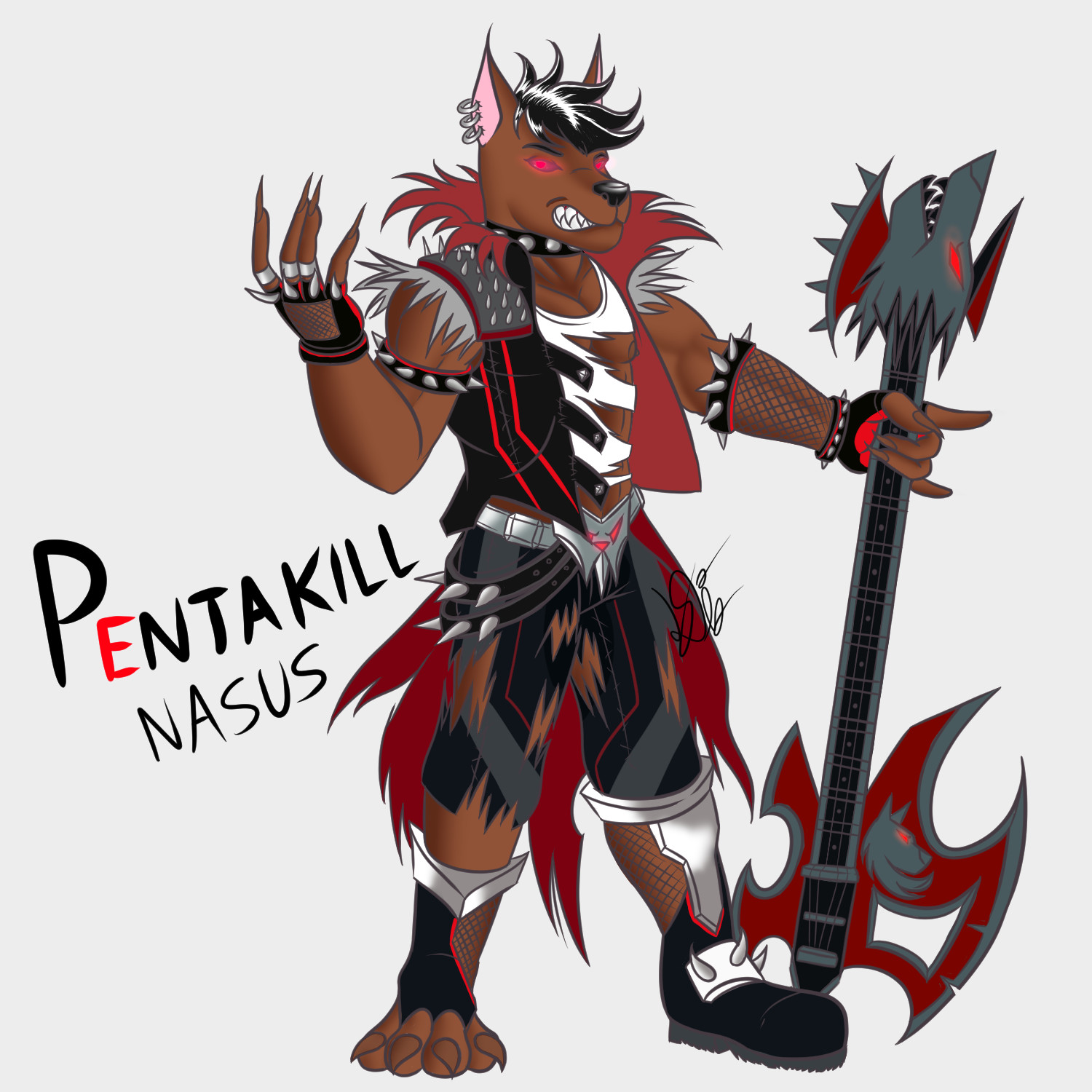 Artstation Pentakill Nasus Fan Skin Concept