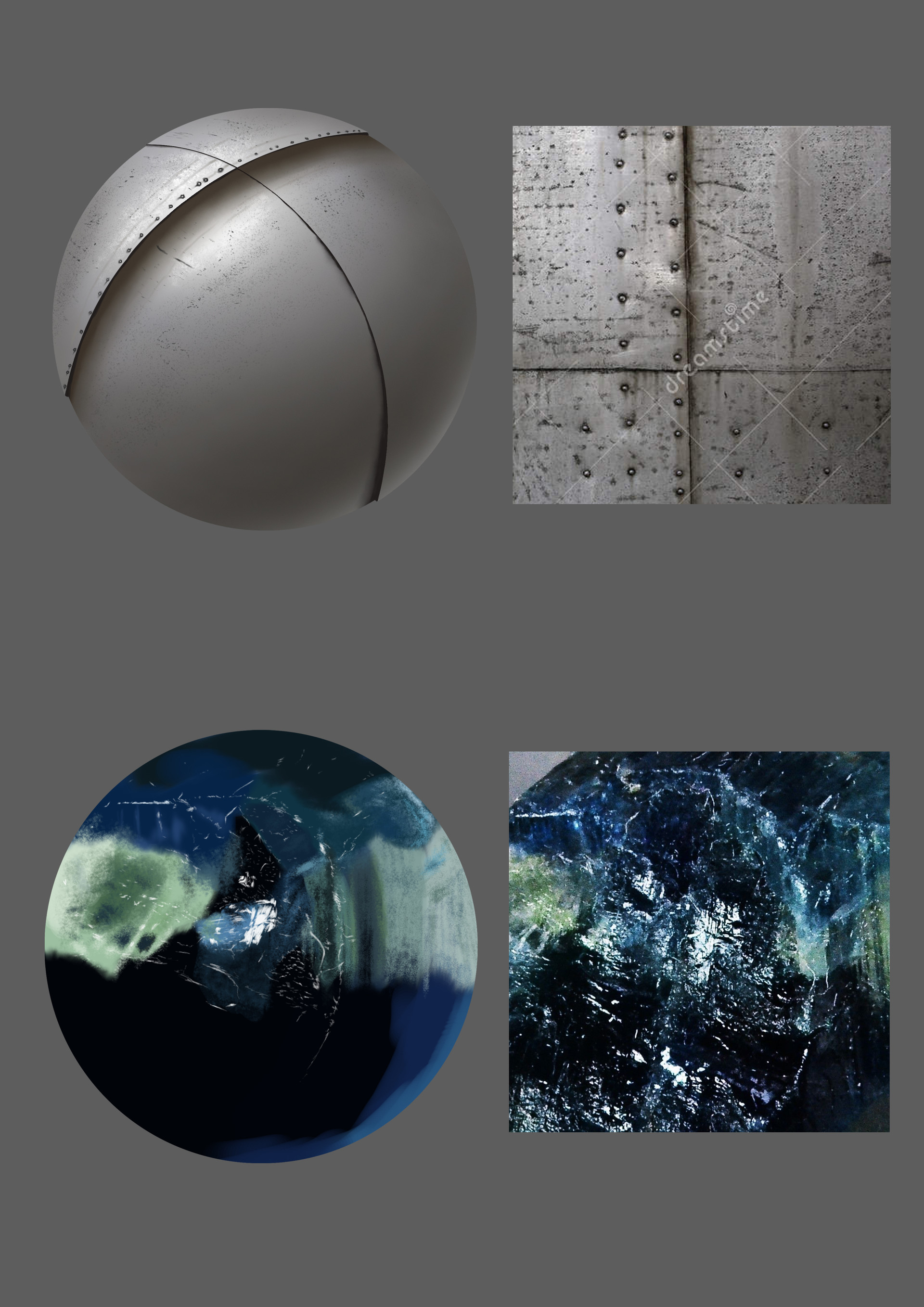 Artstation Material Ball Study Lyna Stein