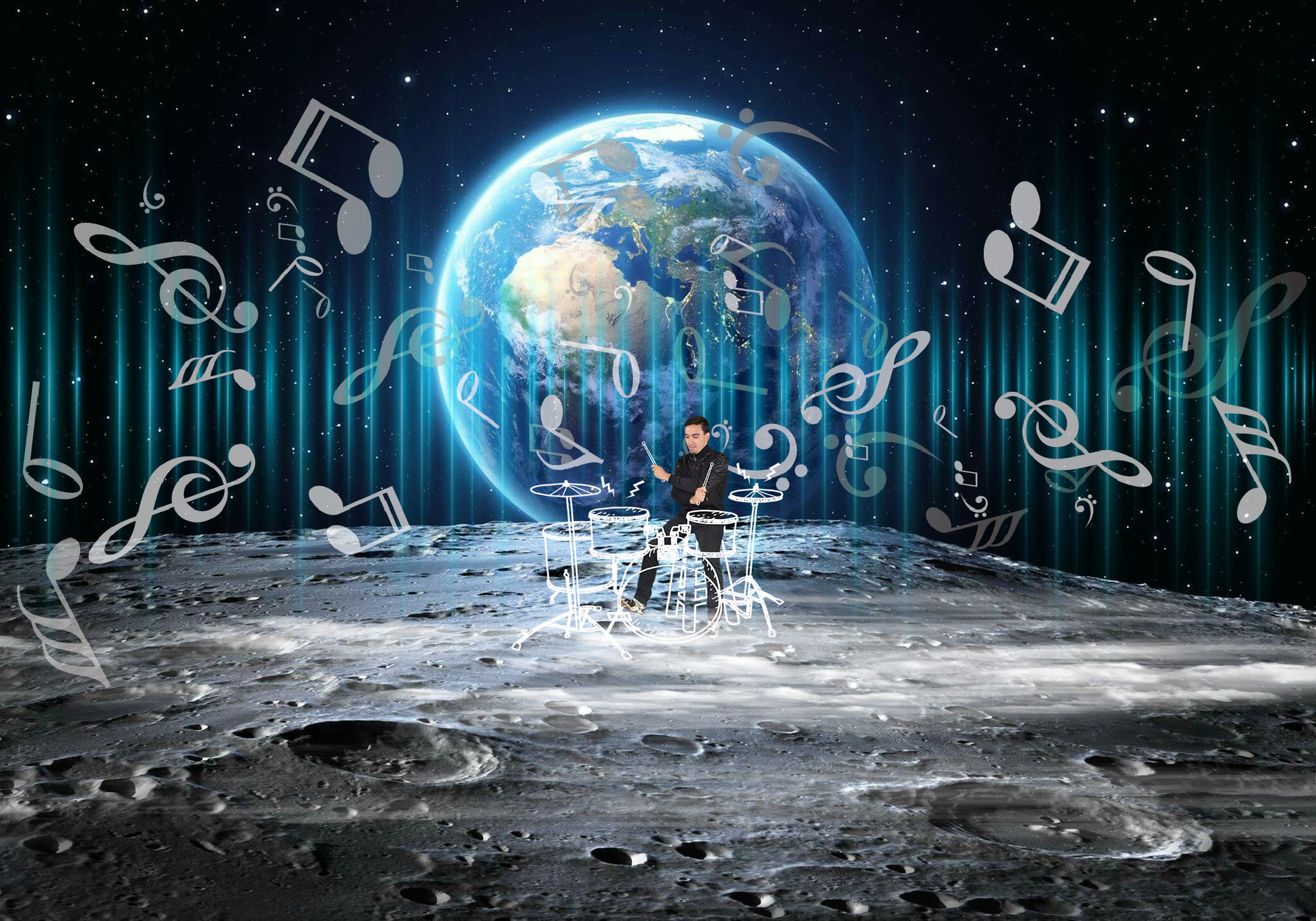 ArtStation - Na lua 🎶