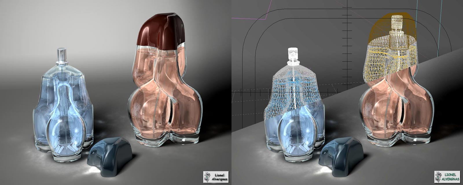 Perfume bottle concept, just for fun!