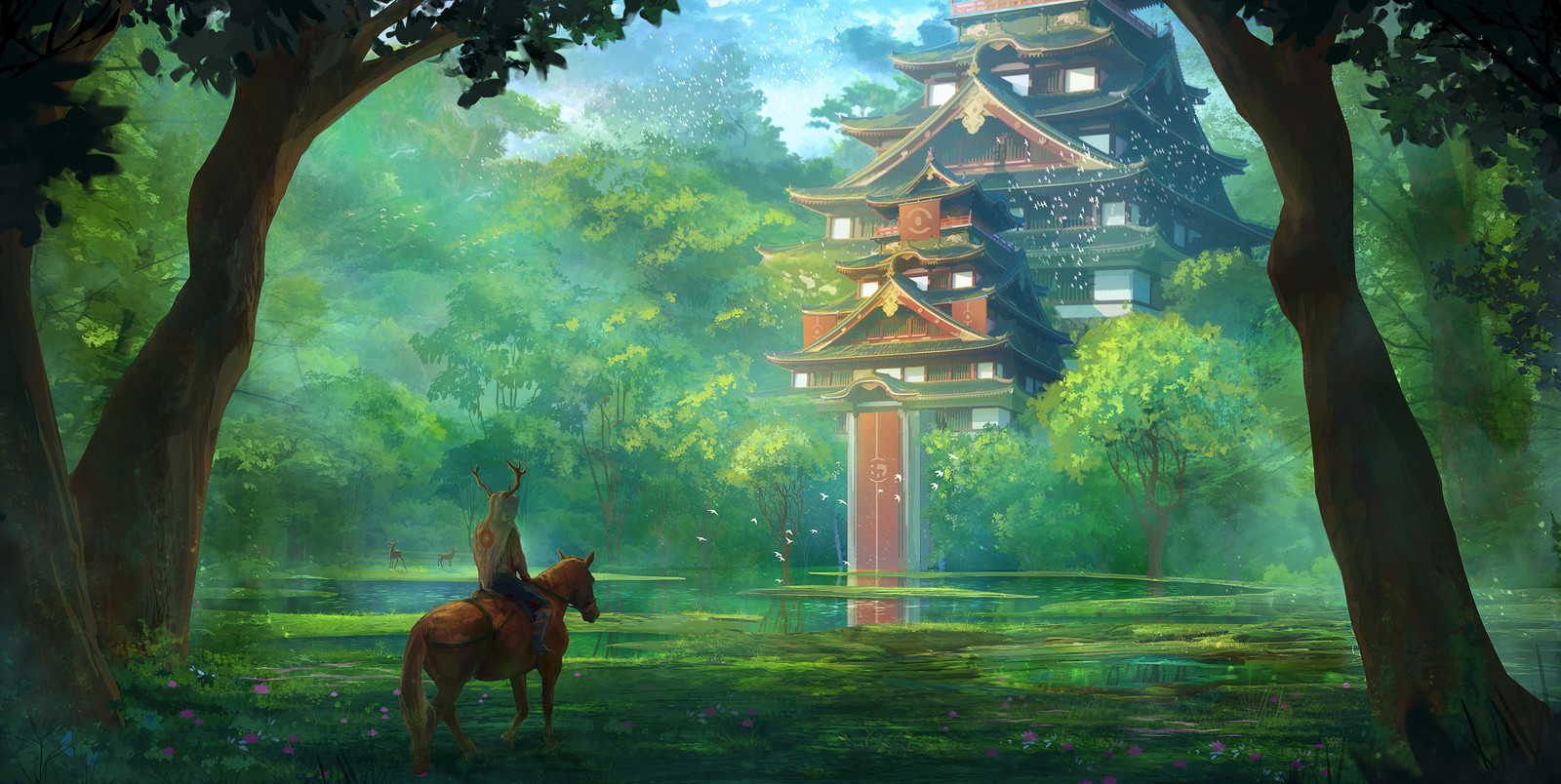 Hidden in the forest 