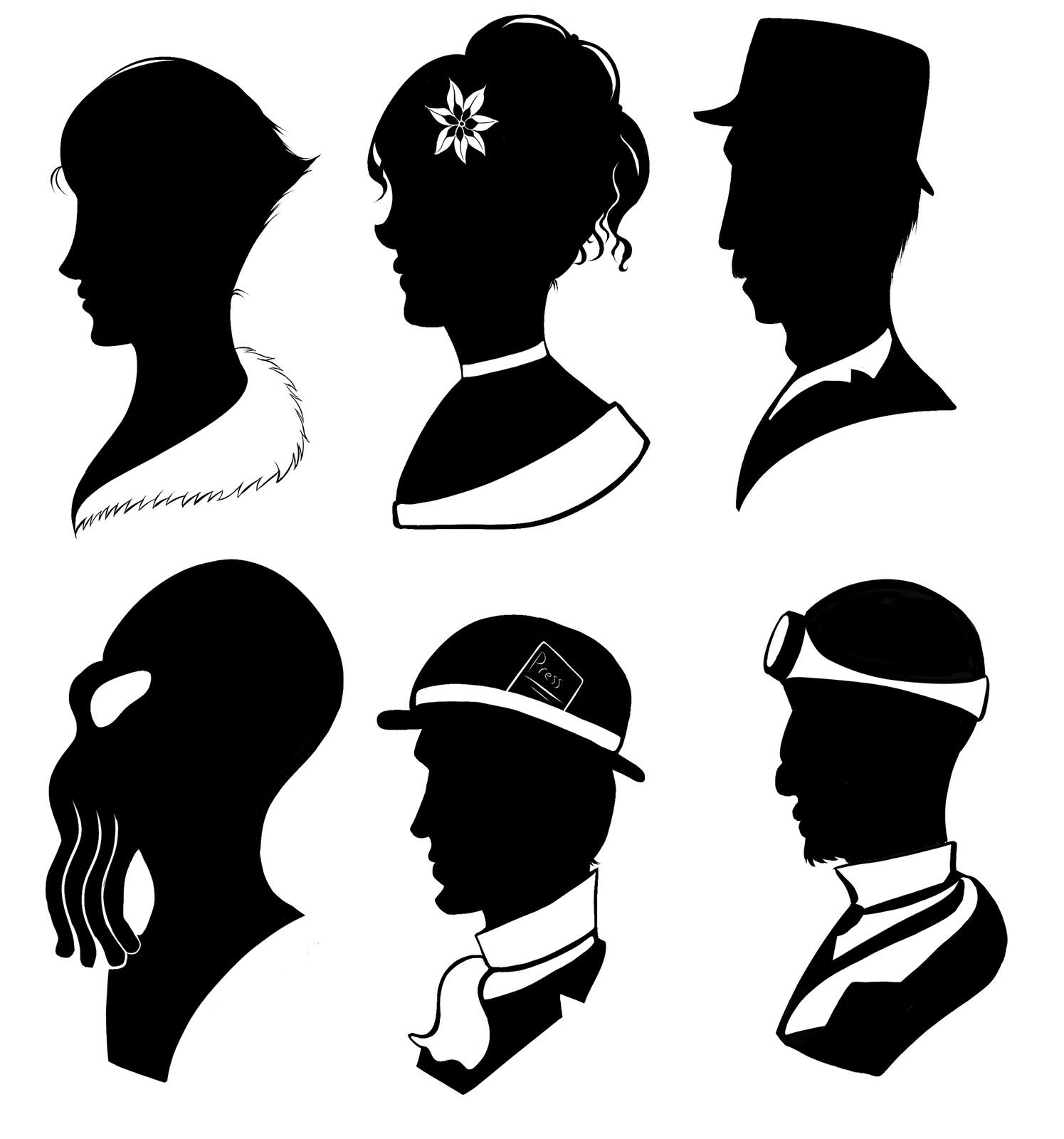 Steampunk Silhouettes 