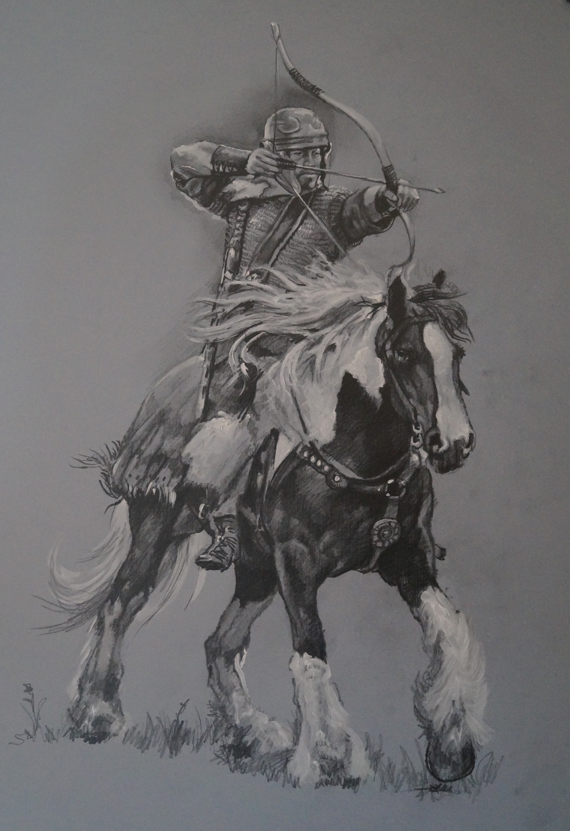 ArtStation late roman horse archer