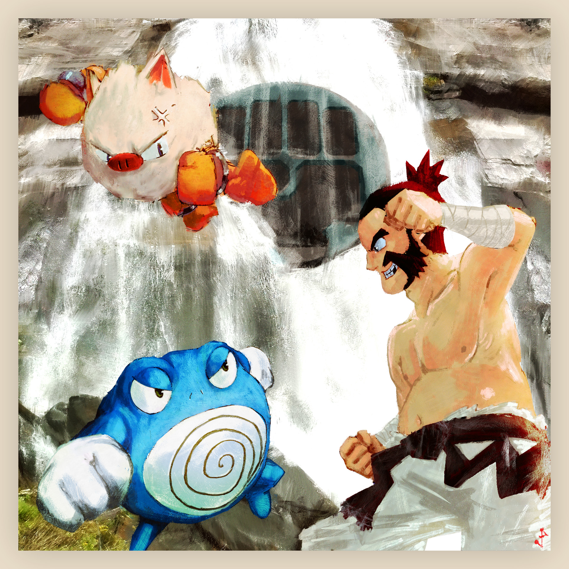 Jp Novark Pokemon Gym Leader Fan Art Chuck
