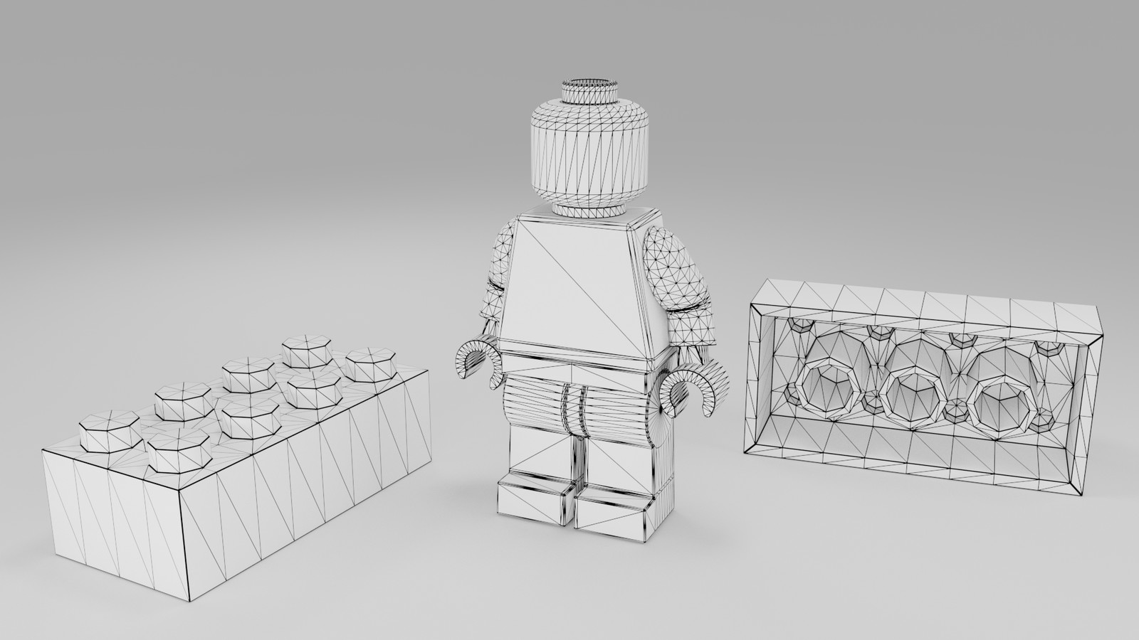 Wireframe view.