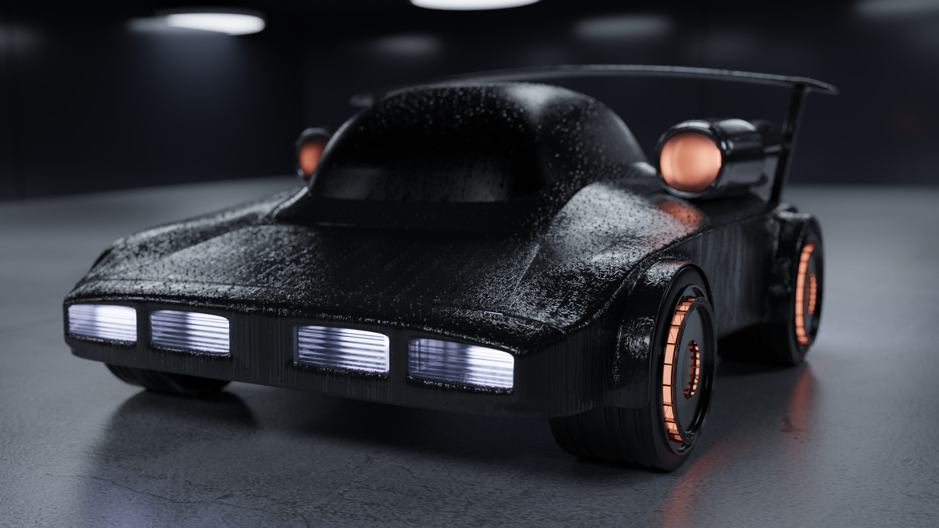 Artstation Vantablack Jet Car Pedro Aznar