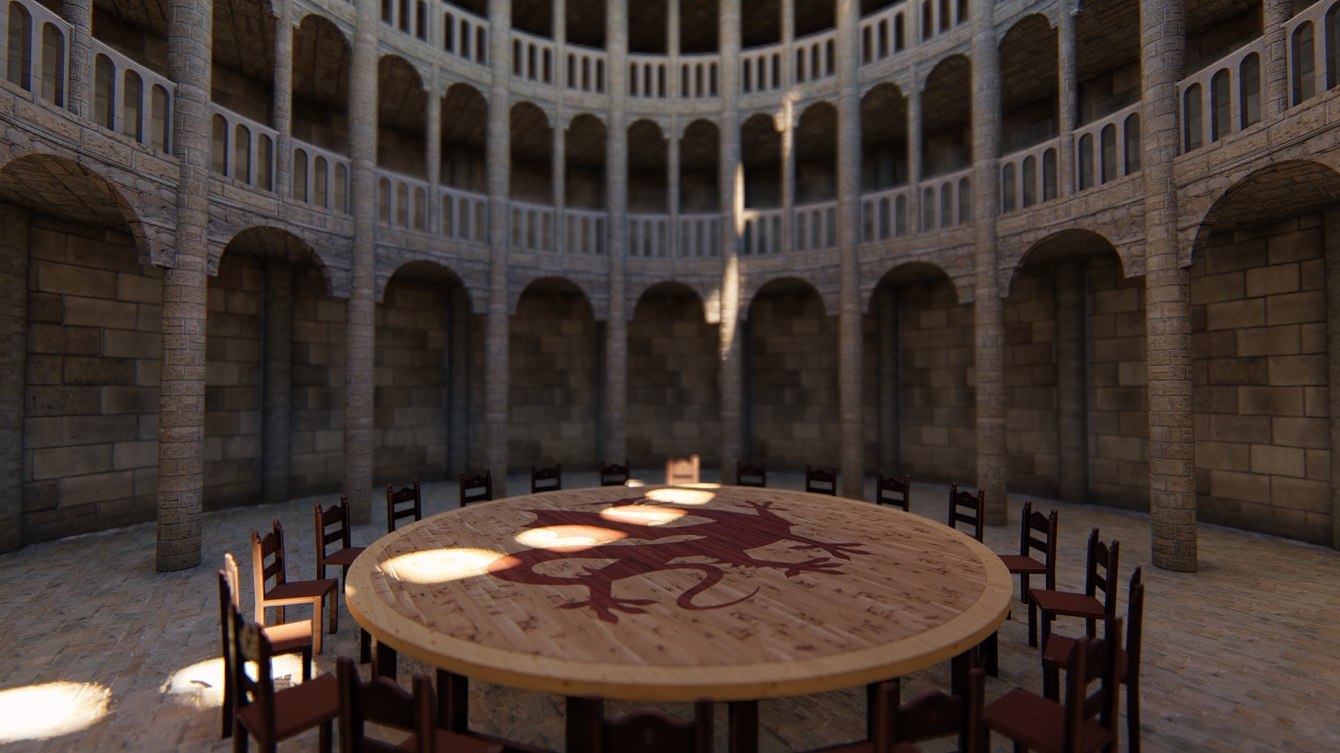 Martin Janoušek King Arthur S Hall Of Round Table