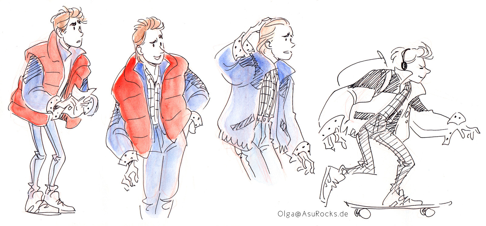 Character studies from some movie