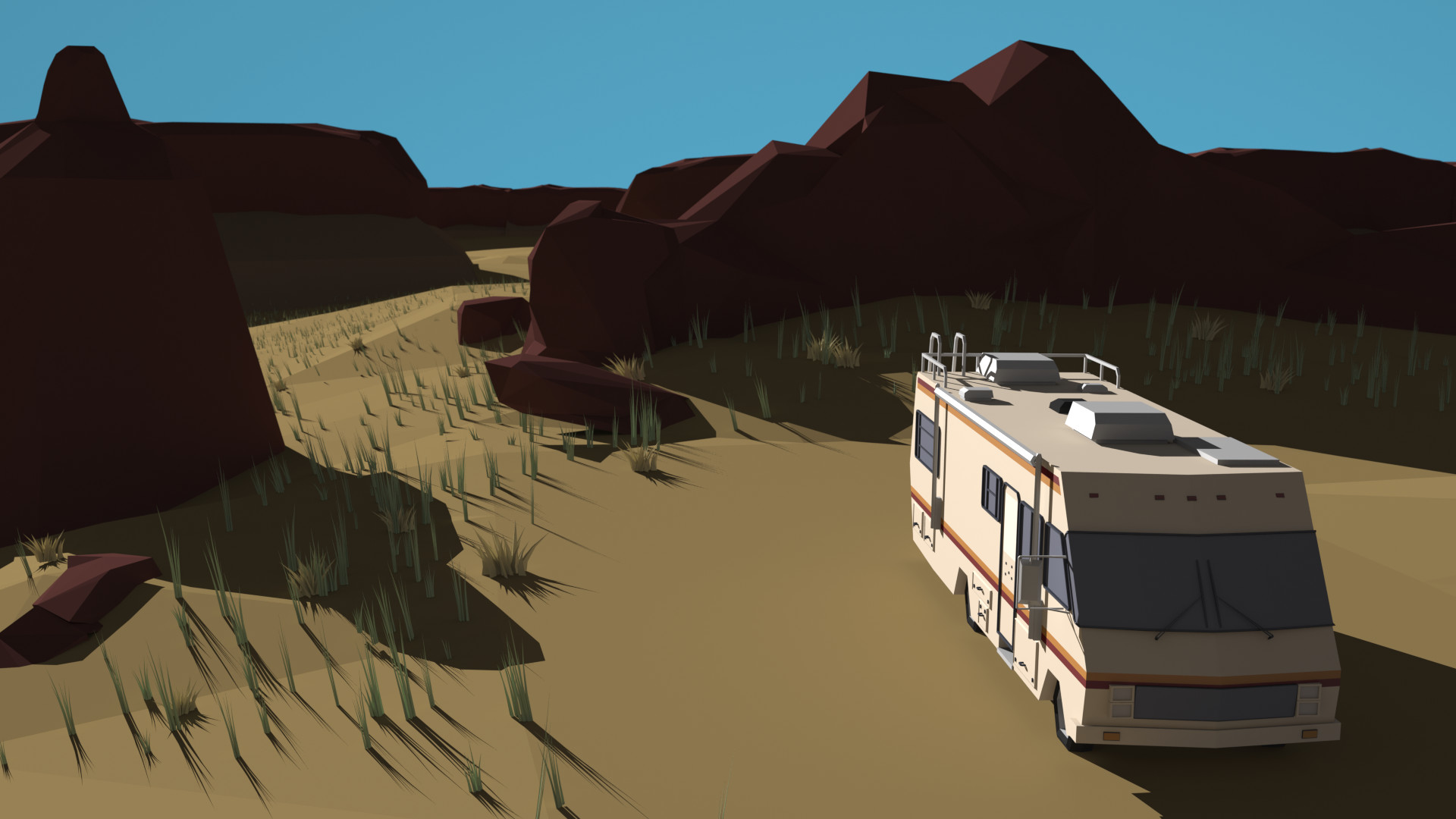 jason nelson low poly breaking bad rv