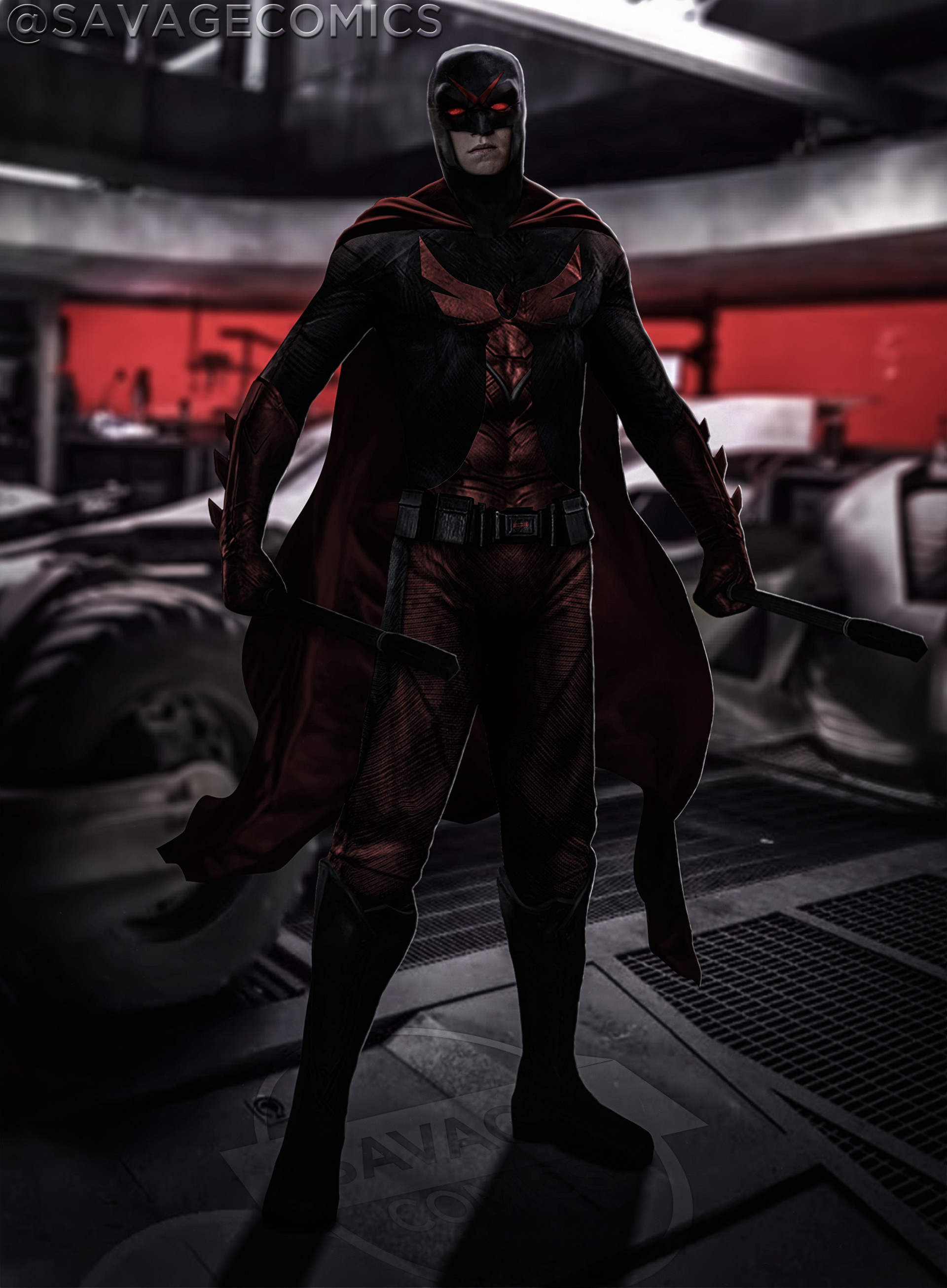 ArtStation - Brandon Spink Dceu Redbird - Damian Wayne