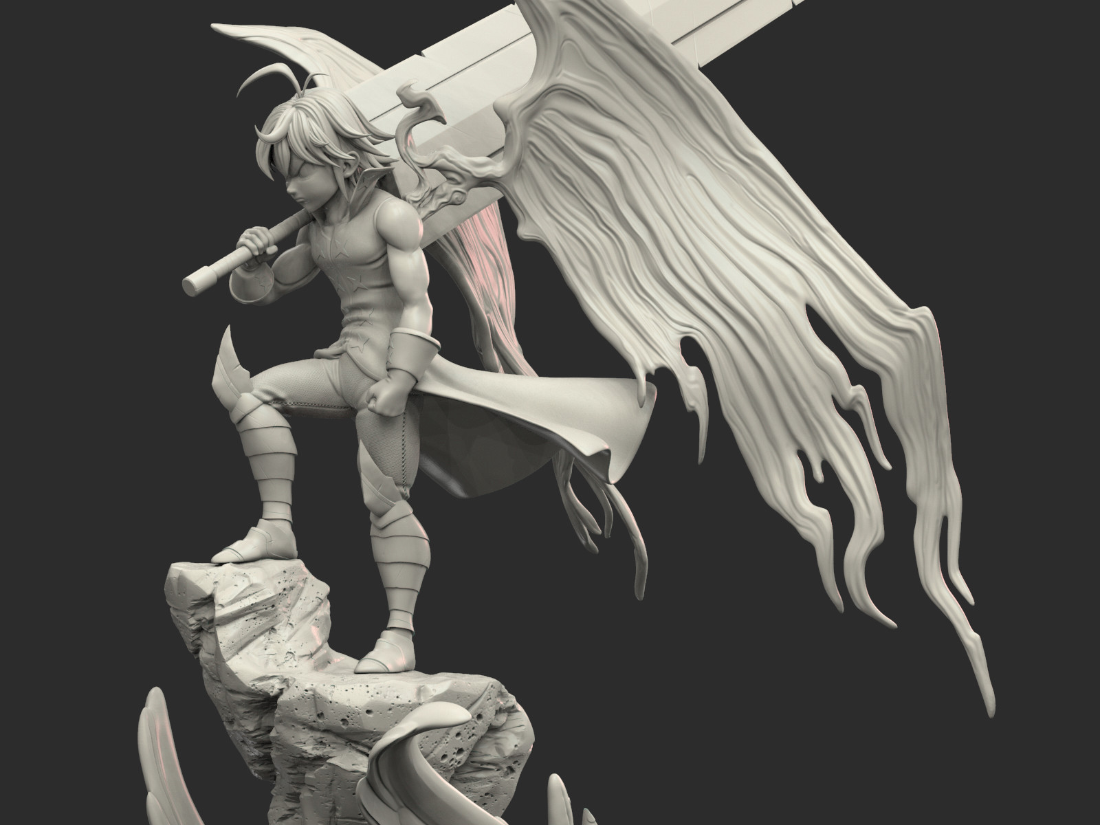 Artstation Meliodas Former Leader Of The 10 Commandments Ranger The Gakabox