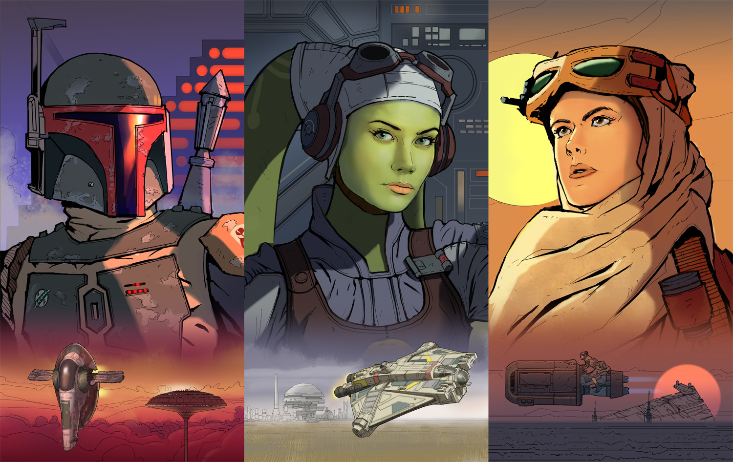 Artist Creates Whimsical Portraits Of 'Star Wars' Characters On
