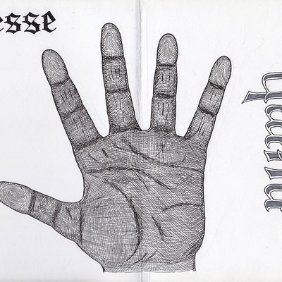 Jesse Allshouse - House Stippling Pen and Ink