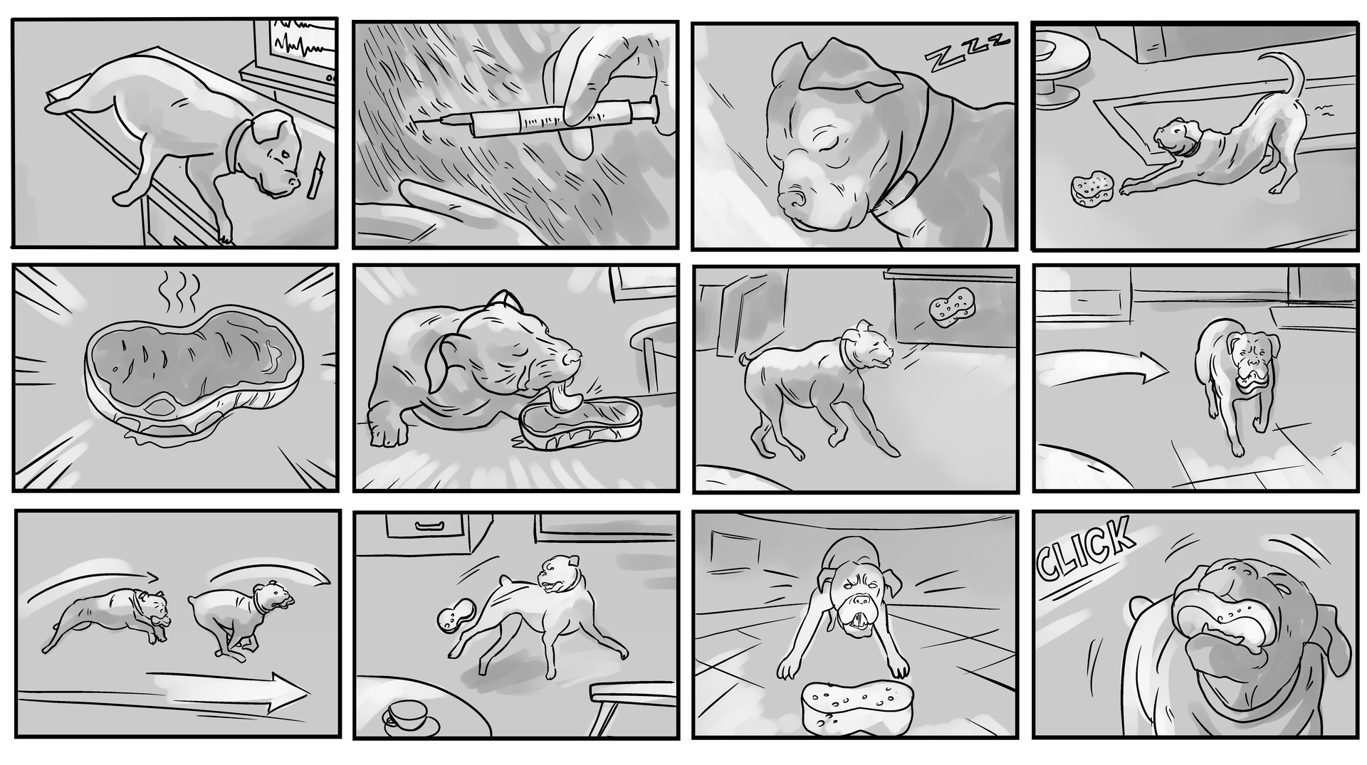 UNDER THE DOG Episode 0 Storyboard 絵コンテ集 UNDER THE DOG Episode 0 Storyboard 絵コンテ集