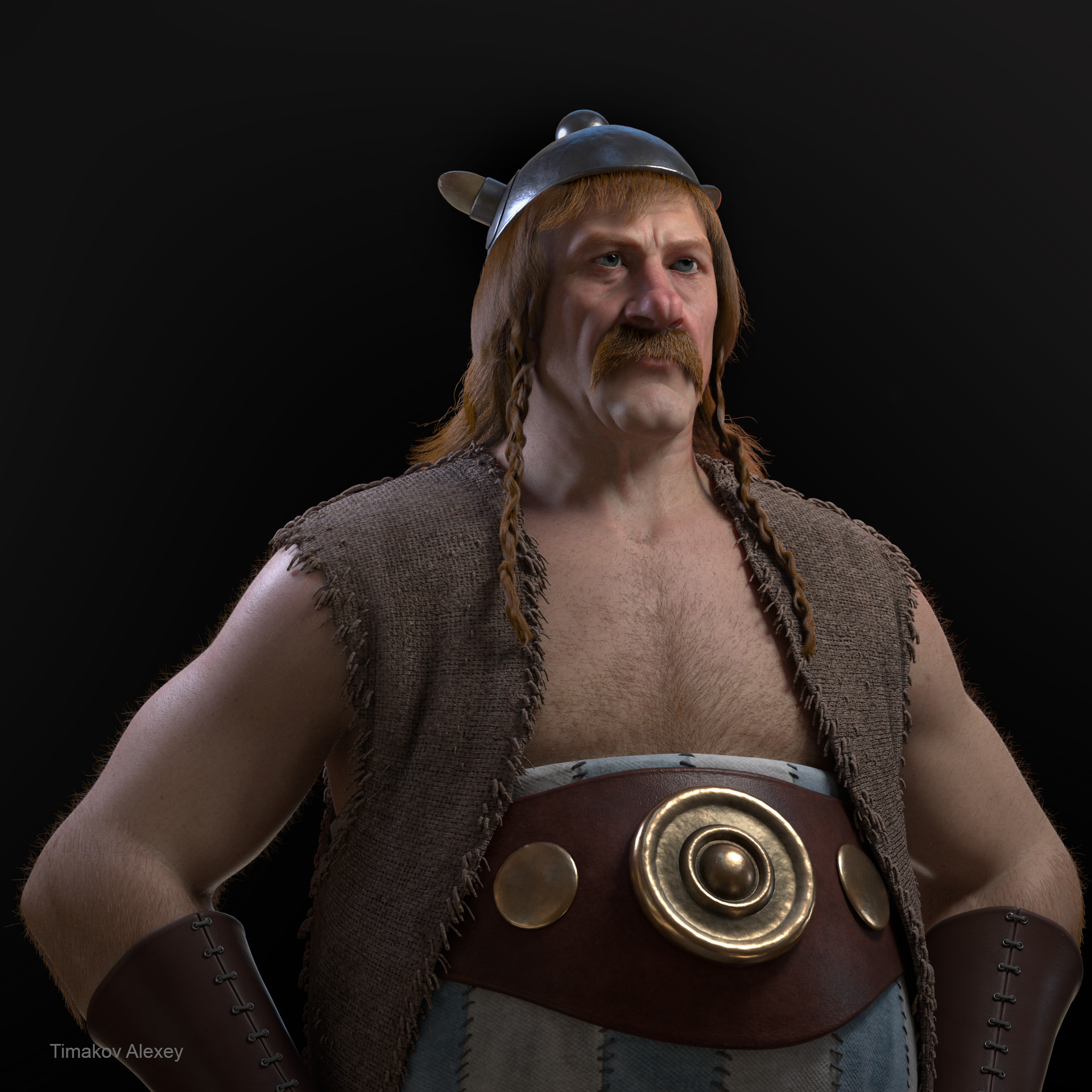 Alexey Timakov Gerard Depardieu Obelix The Great Gallic Warrior