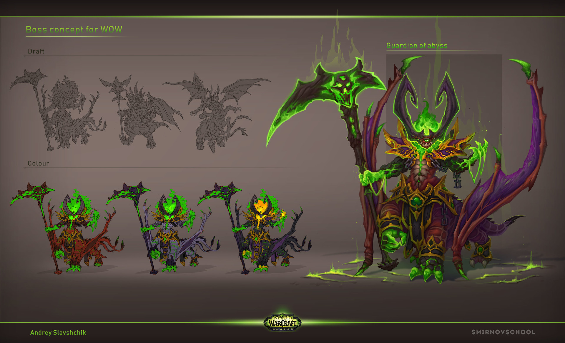 ArtStation - Boss concept, Andrey Slavshchik