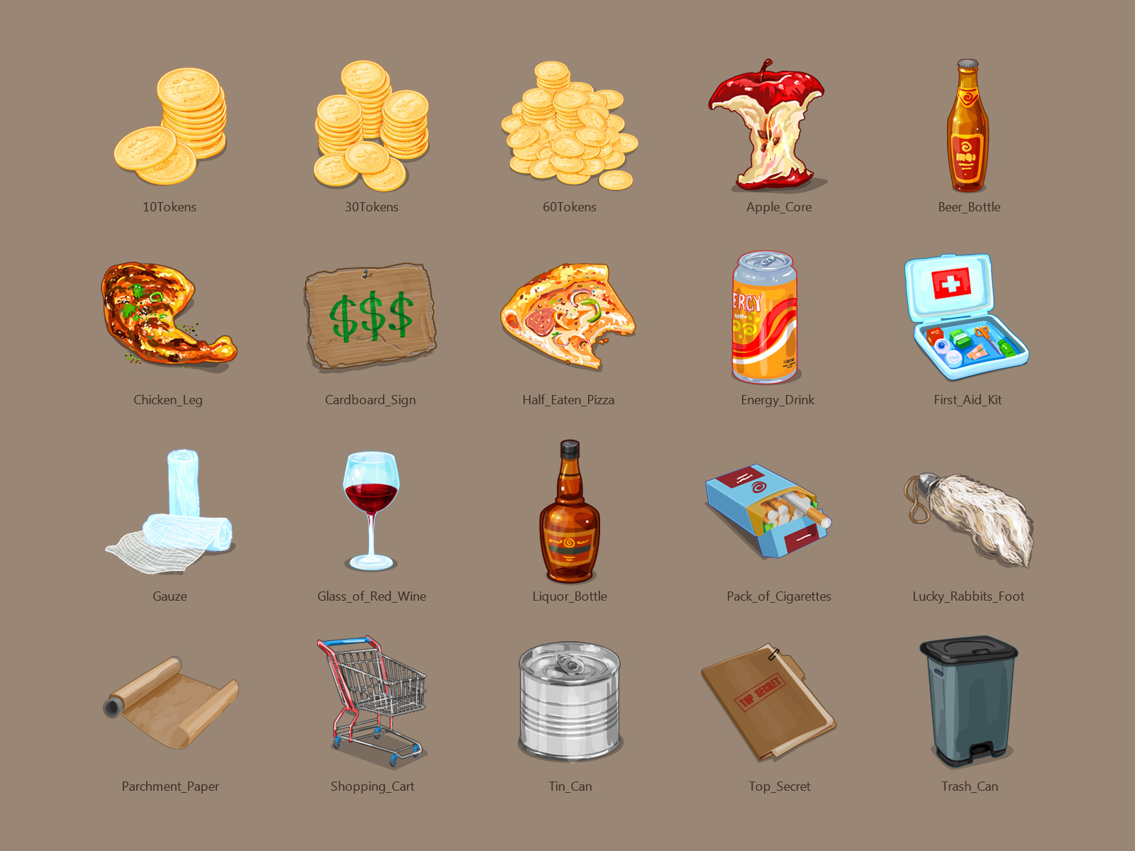 Vector Design of Game Icons