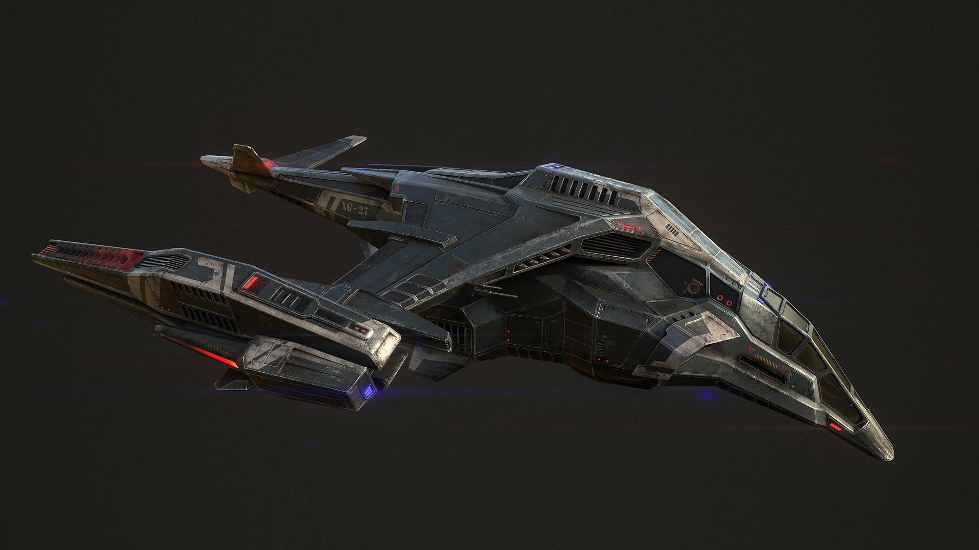 ArtStation - Sky City Haya Gunship/Dropship/Transport