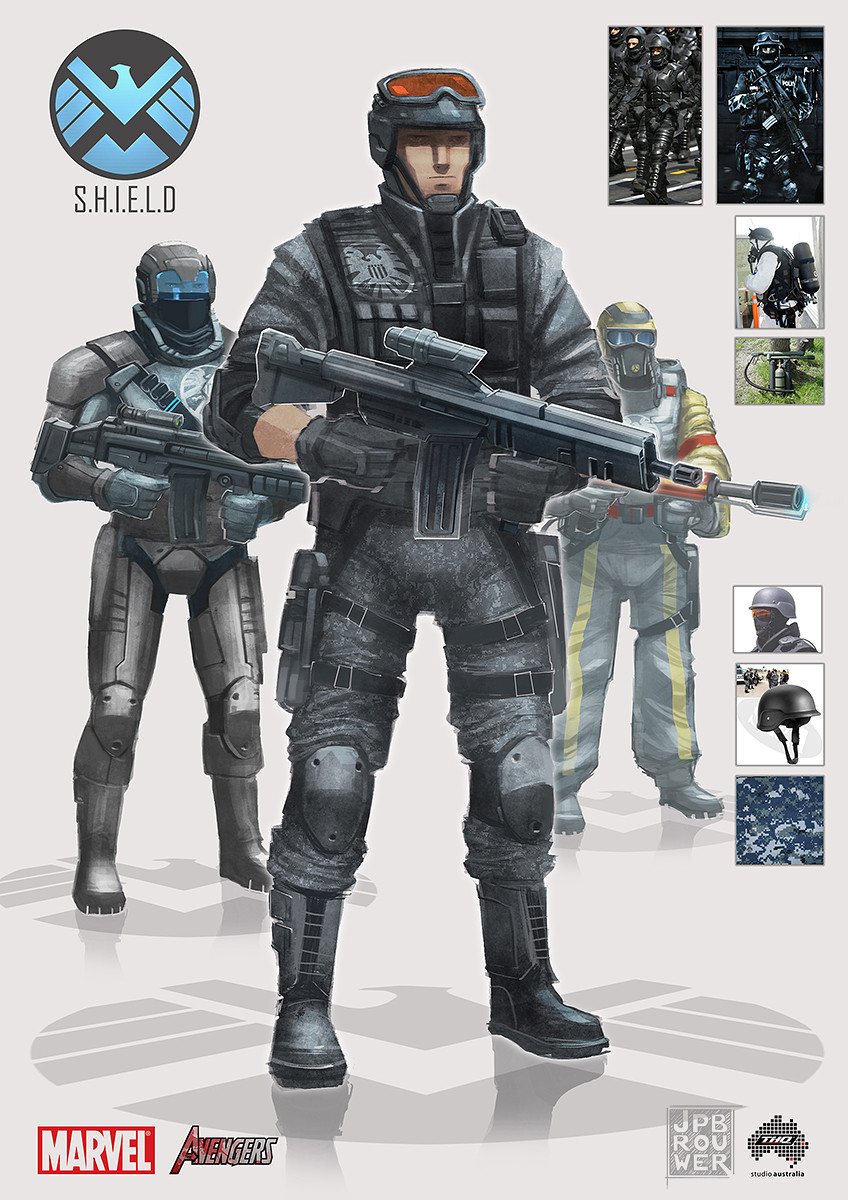 SHIELD personnel concepts