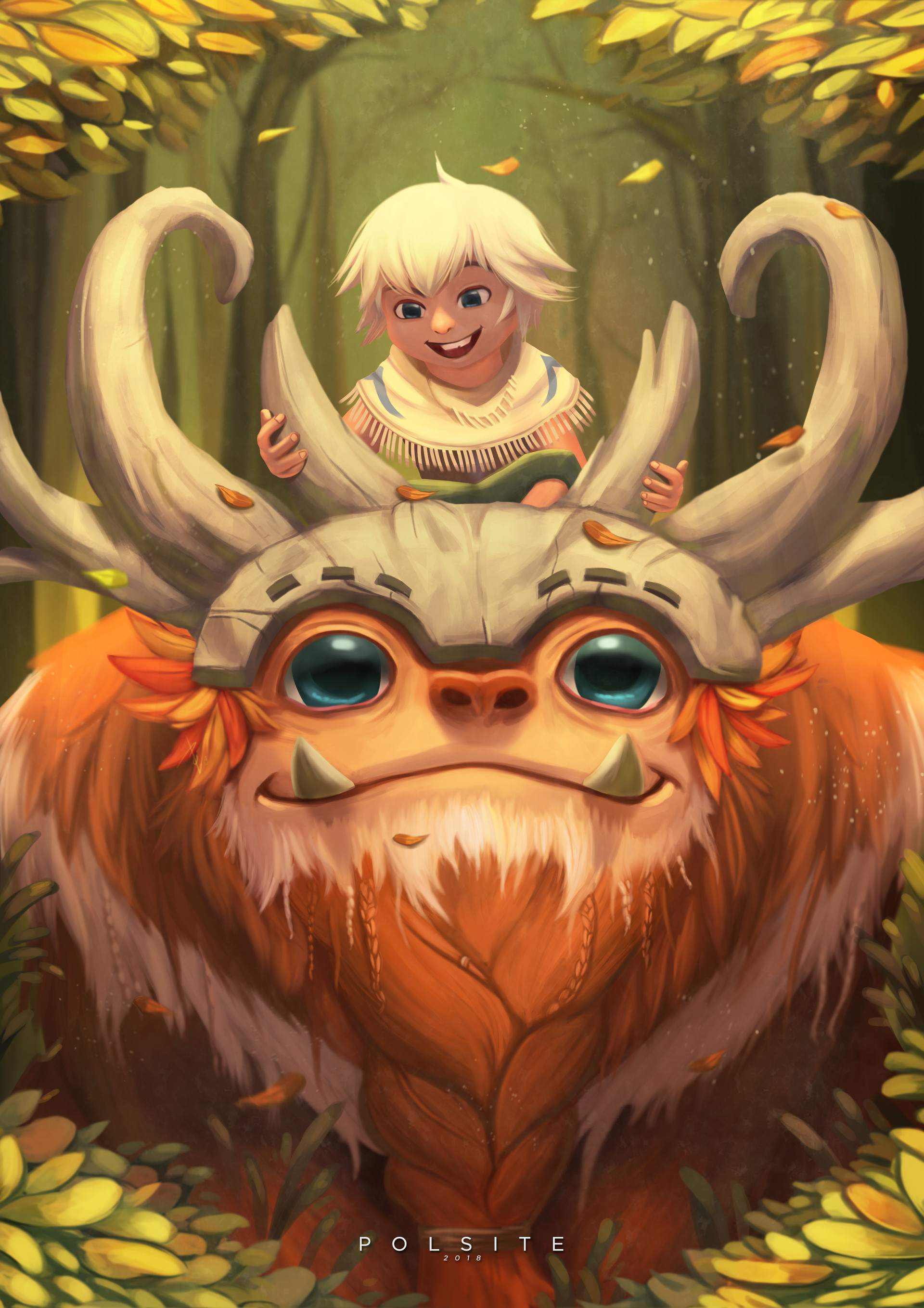 ArtStation - Sasquatch Nunu and Willump Fanart