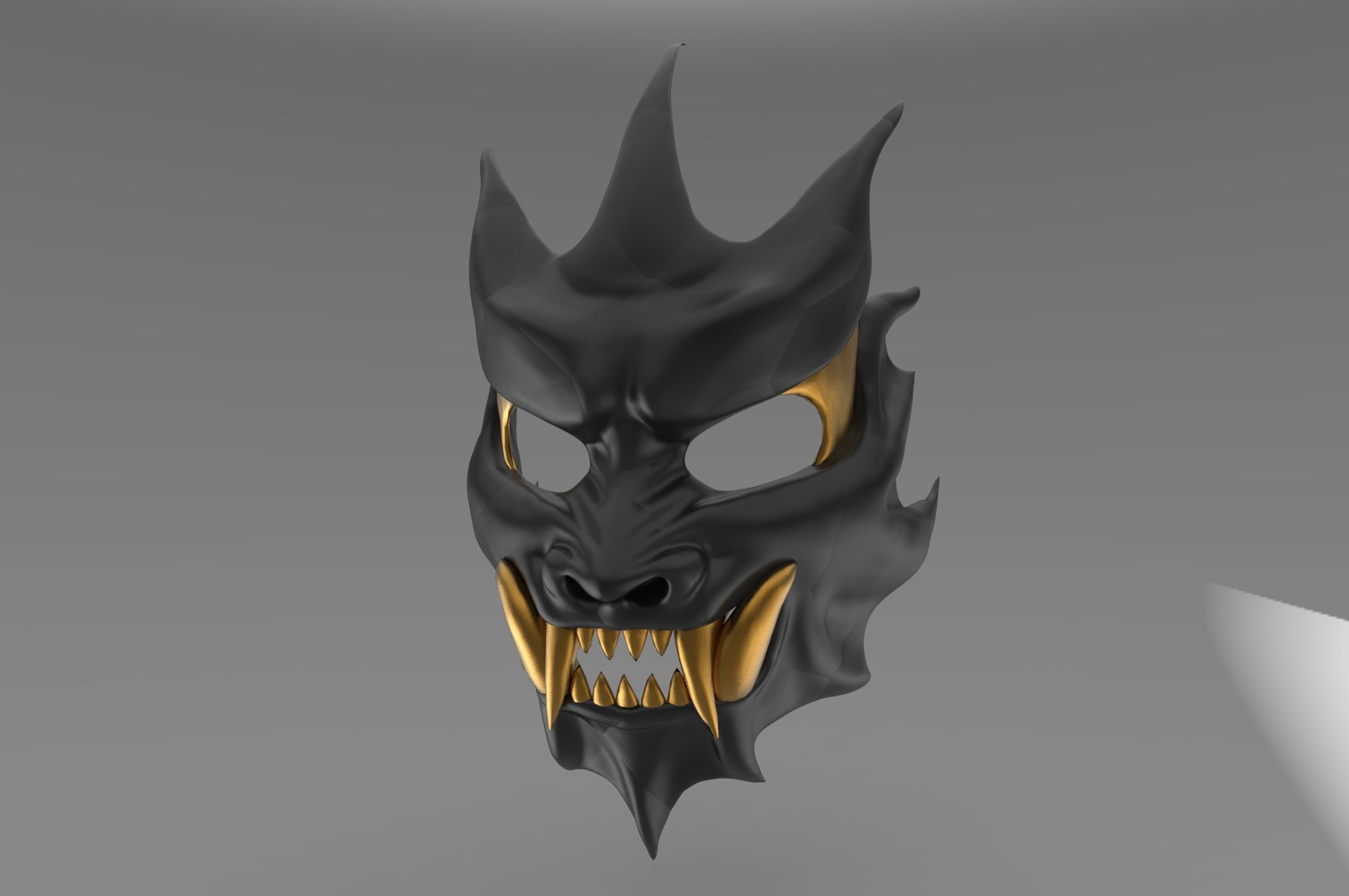 Artstation Oni Mask Jose Garcia