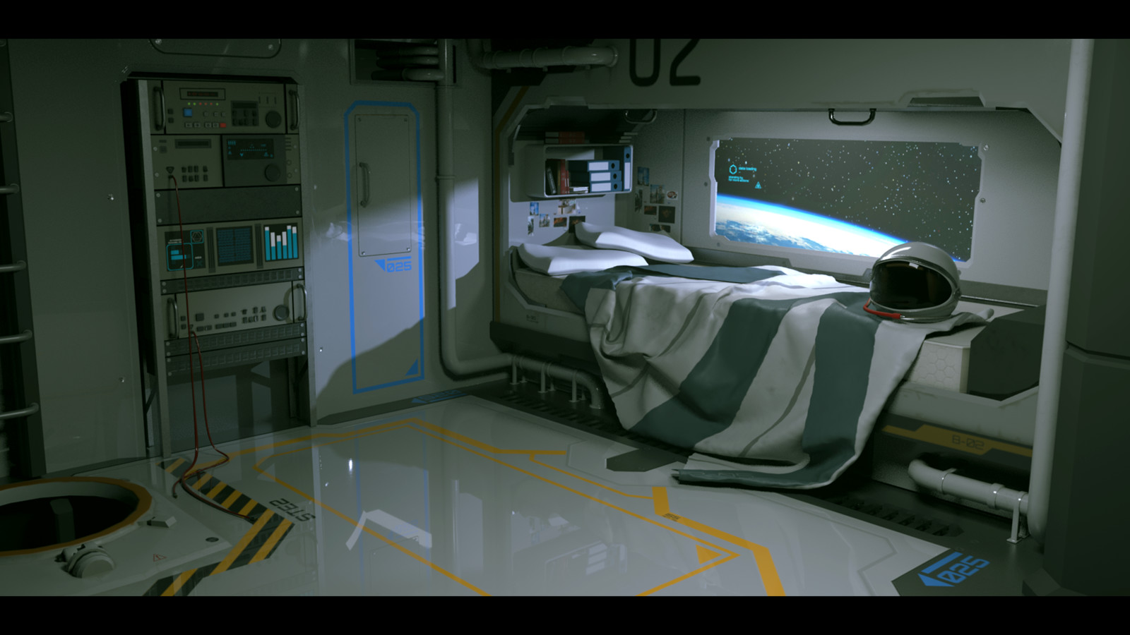 Martin Nagy Spacestation bedroom