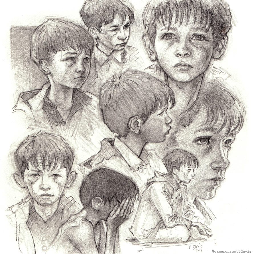 Kes head studies 