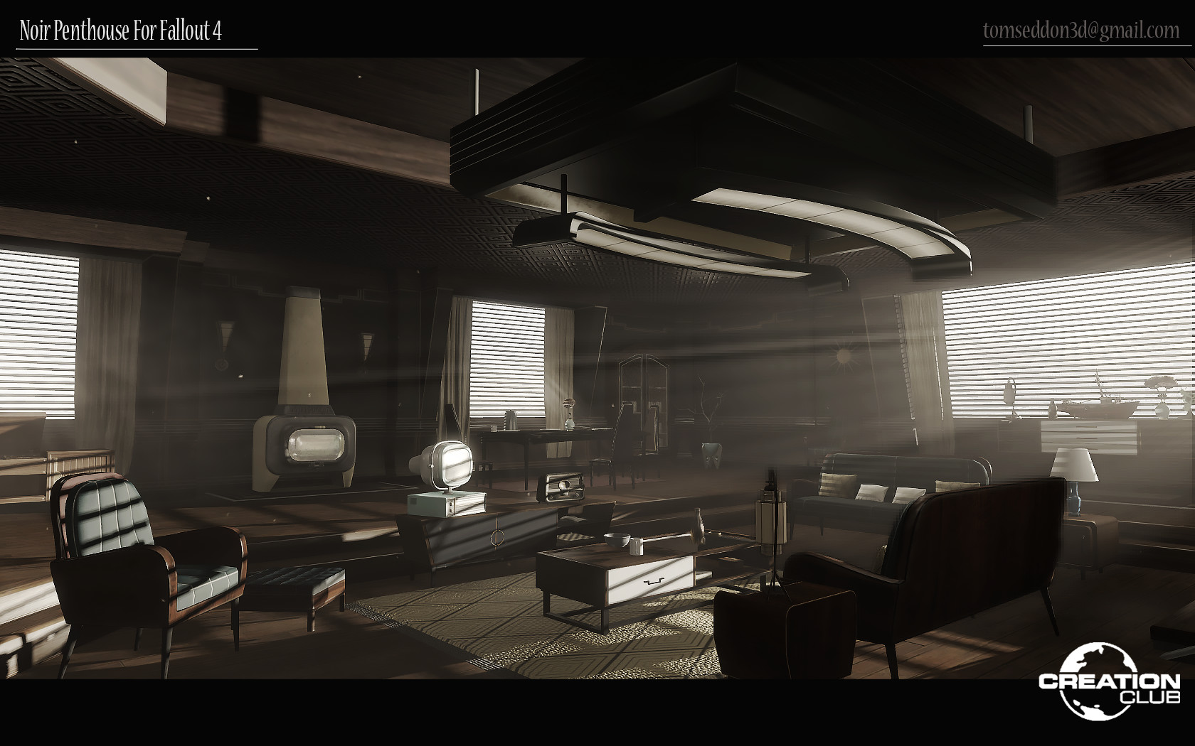 Artstation Noir Penthouse Tom Seddon
