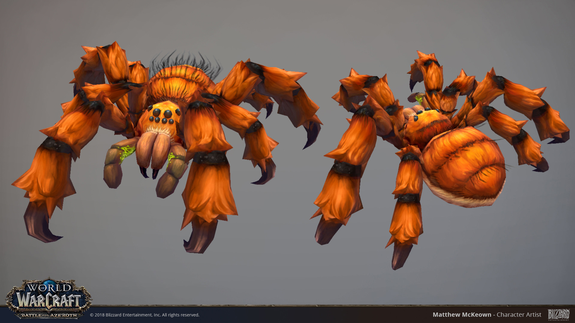 Artstation World Of Warcraft Spiders Matthew Mckeown