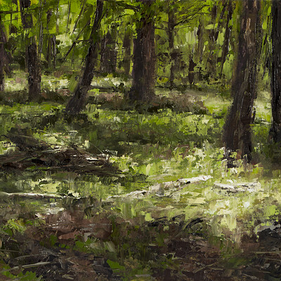 Sun dappled -for sale 11.8x15.7" (30x40cm)