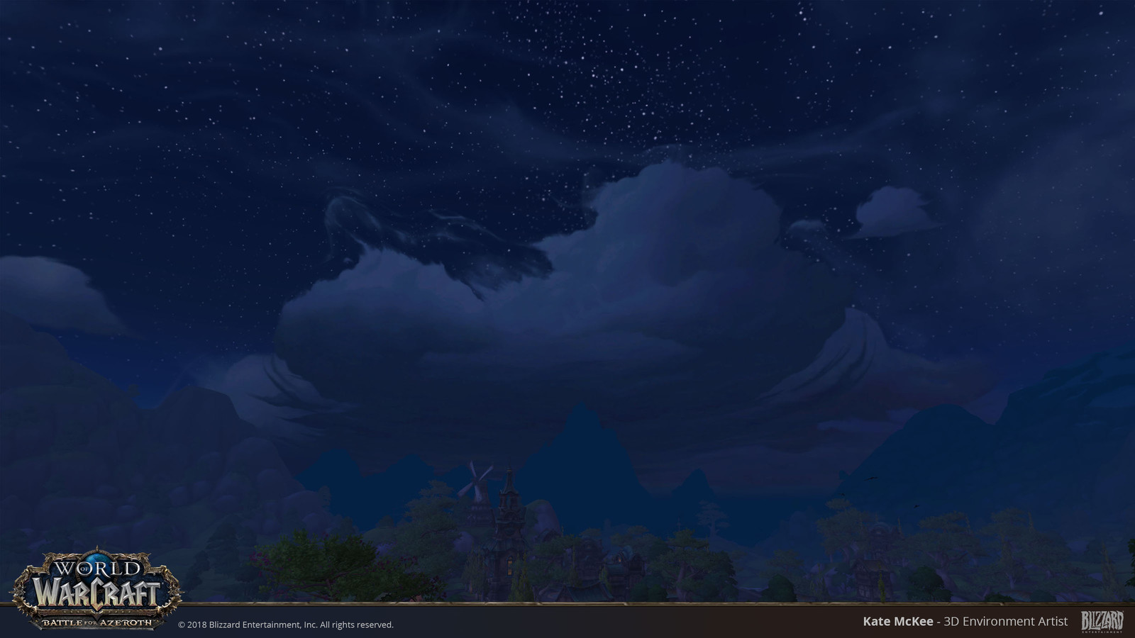 Kate McKee World of Warcraft Battle for Azeroth Stormsong Valley Sky