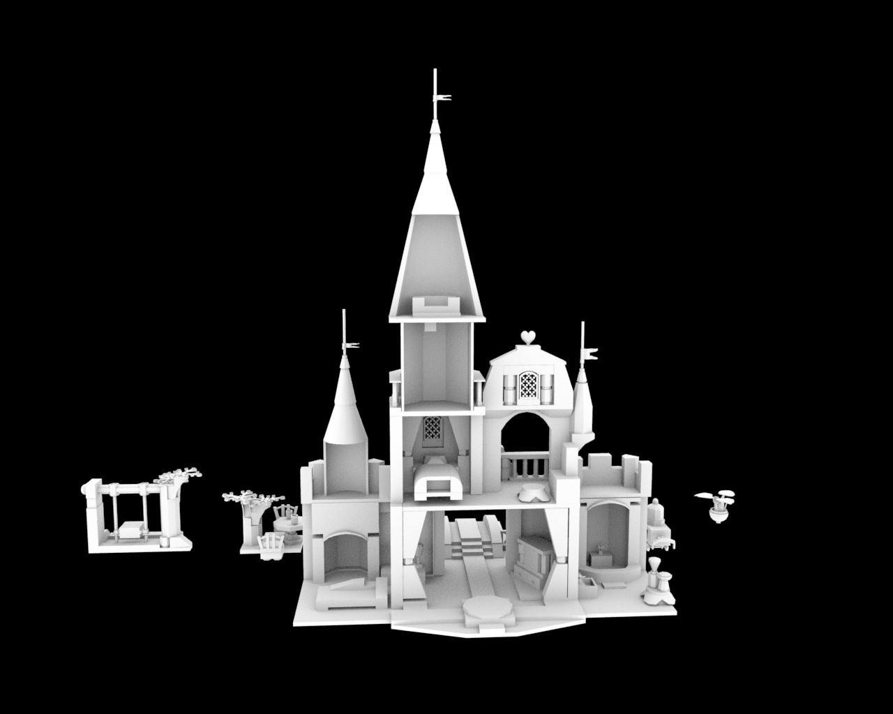 Lego cinderella romantic castle clearance