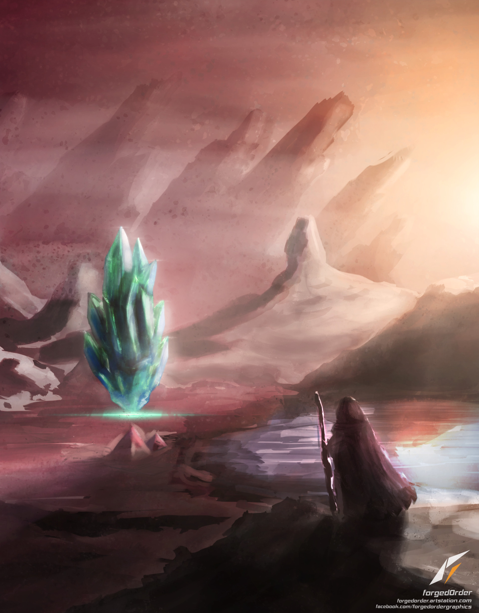 Glinnsar 3d Texturing And Digital Painting Crystal Of Power