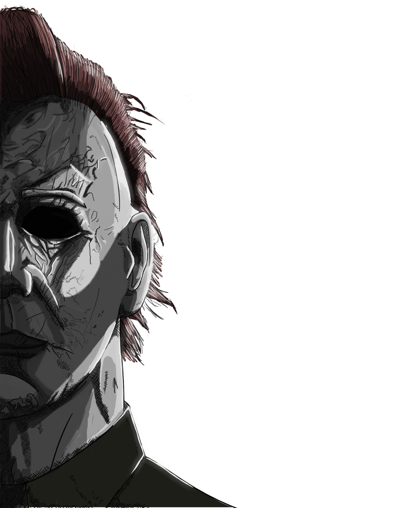 The Faces of Michael Myers by SabiCat13 on DeviantArt
