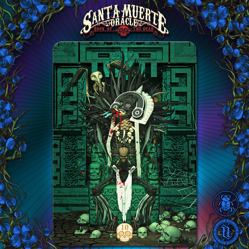 SANTA MUERTE Oracle by ©Fabio Listrani OUT in October 2018 - on © Lo Scarabeo Tarot.
Based on the Mexican triptych of the Dead: Calavera Catrina, Dias de los Muertos &amp; Santa Muerte.