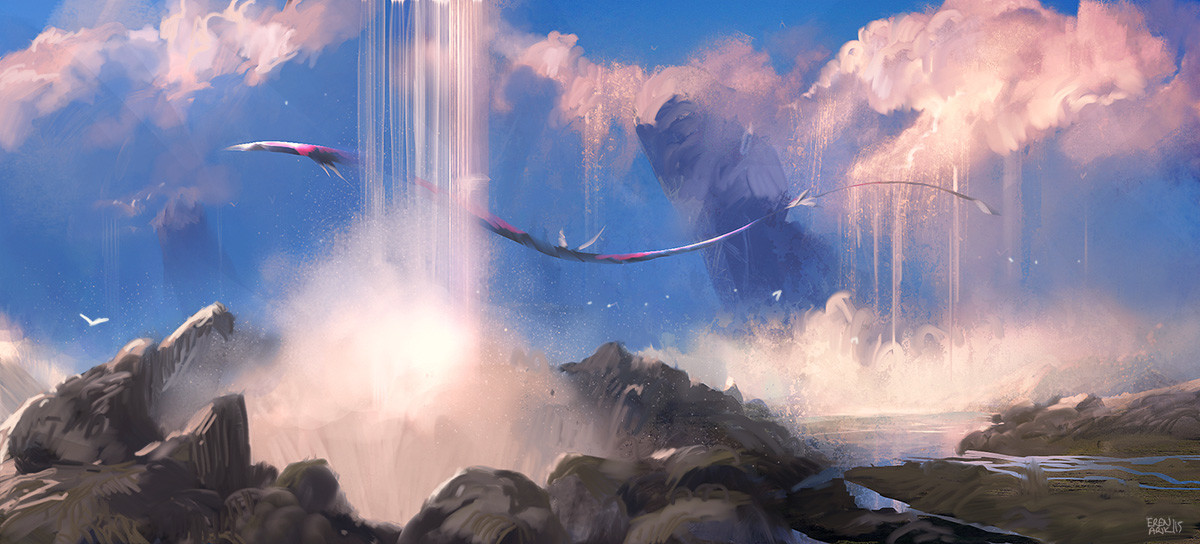 Cloud Waterfalls