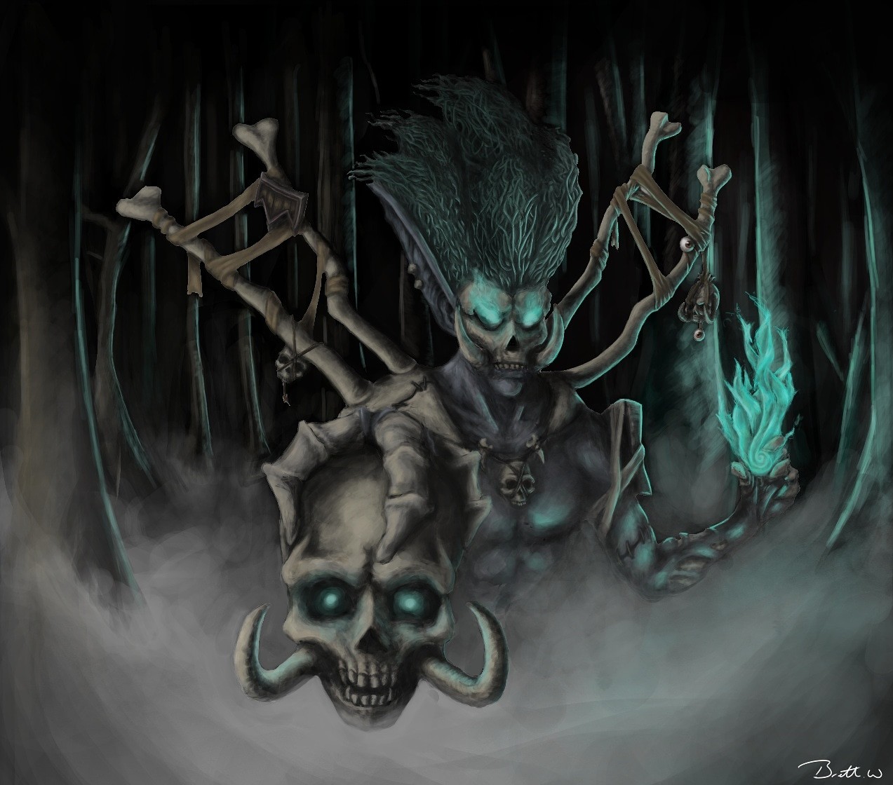 Brett Wood Bwonsamdi Fan Art Looking for the best sylvanas windrunner wallpaper? brett wood bwonsamdi fan art