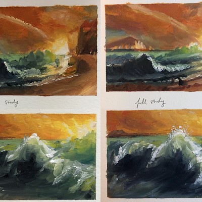 Bierstadt Study