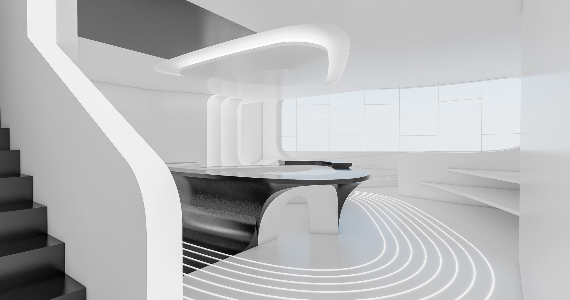 Zhu Zi Chengdu Corian Design Studio Concept Design