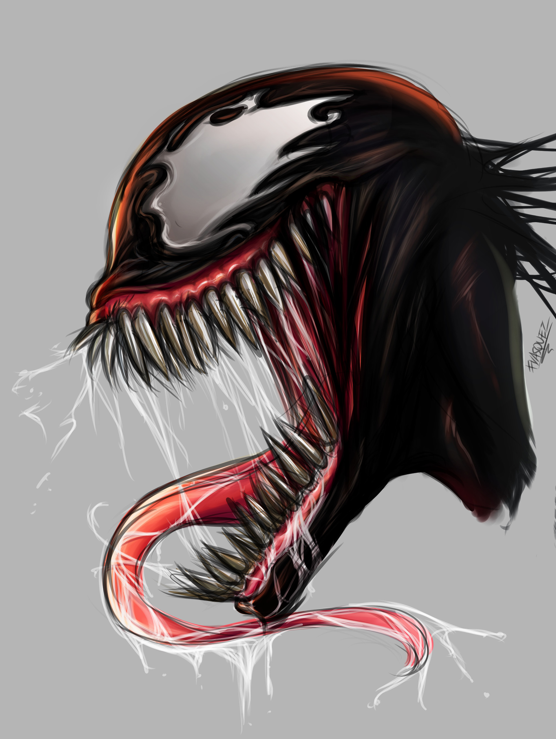 Artstation Venom Fan Art John Vasquez
