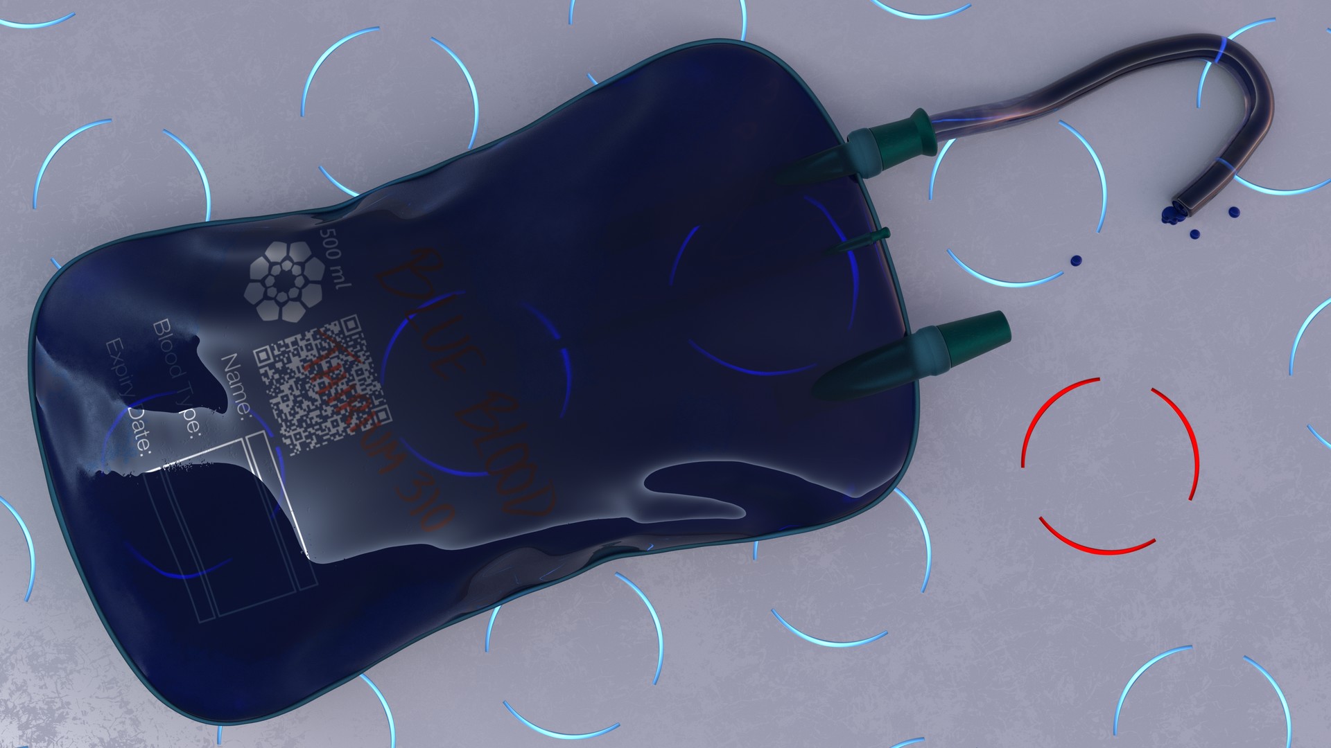 Zubair Abdullah Thirium Blood Bag Detroit Become Human Inspired